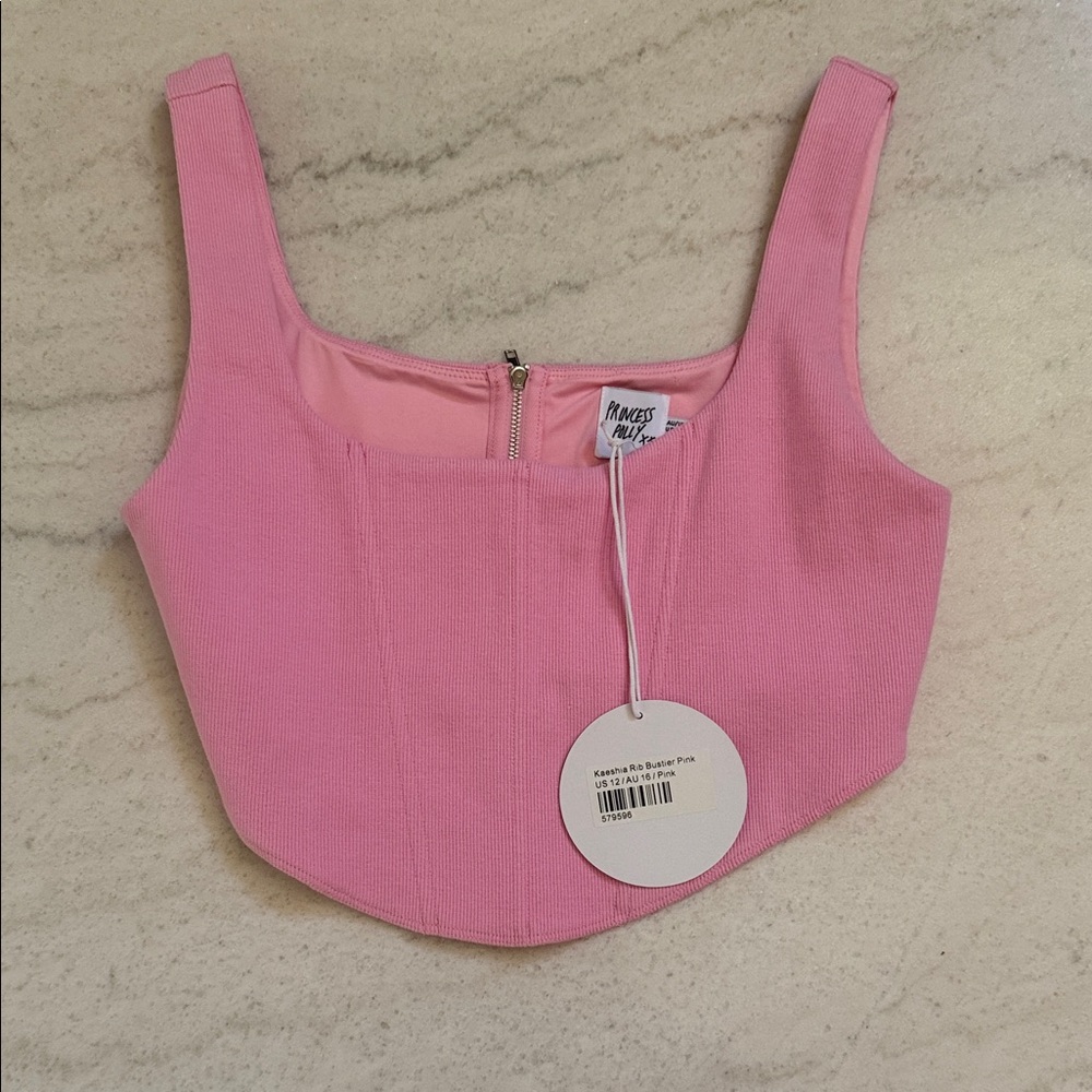 Princess Polly pink bustier